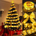 Ribbon Lantern String Christmas Tree